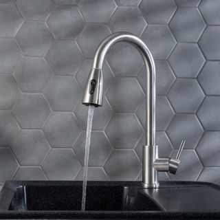 Смеситель для кухни РМС SUS124-017F-2 нержавеющая сталь